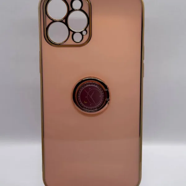 Лъскав силиконов гръб с ринг RT-1 за iPhone 11