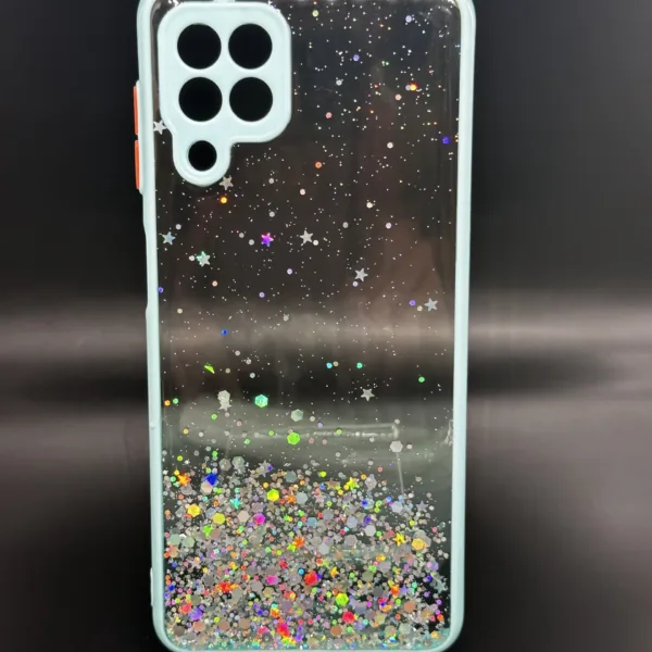 Стилен и блестящ силиконов гръб бял RT-5 за Samsung A52