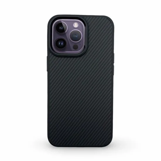 Premium Carbon Case TP-103 за iPhone 17 Pro Max - Titanium черен